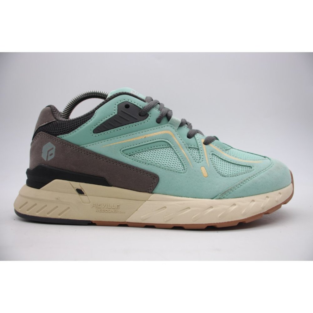 FitVille Marca Women's Size 9.5 Wide Aqua Walking Shoes Lace Up